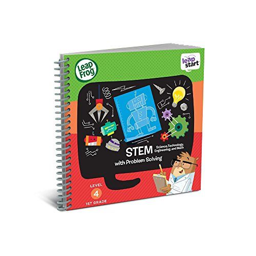  LeapFrog LeapStart 1st Grade Activity Book: STEM (Science, Technology, Engineering, Math) and Problem Solving (Requires LeapStart System)