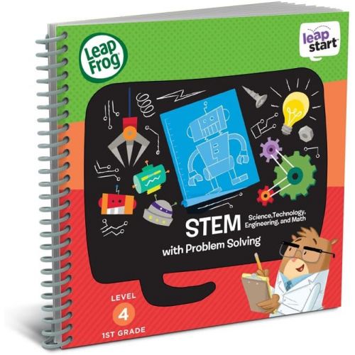  LeapFrog LeapStart 1st Grade Activity Book: STEM (Science, Technology, Engineering, Math) and Problem Solving (Requires LeapStart System)