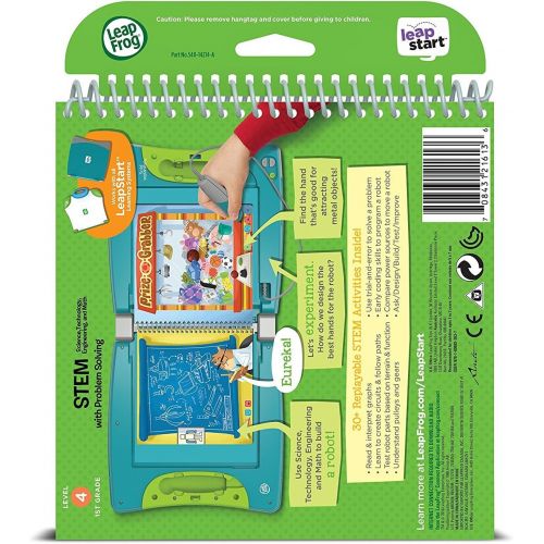  LeapFrog LeapStart 1st Grade Activity Book: STEM (Science, Technology, Engineering, Math) and Problem Solving (Requires LeapStart System)