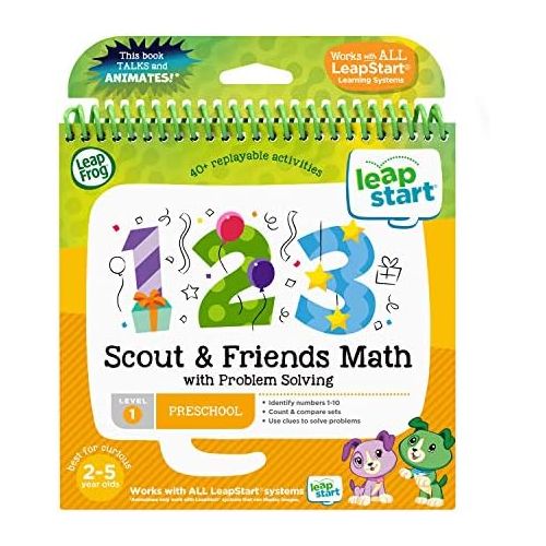  LeapFrog LeapStart 3D Scout & Friends Math Book