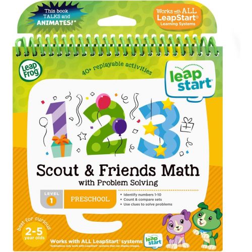  LeapFrog LeapStart 3D Scout & Friends Math Book