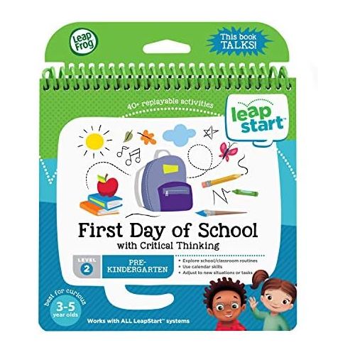  LeapFrog LeapStart First Day of School and Critical Thinking Book