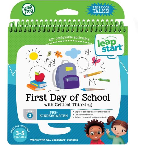  LeapFrog LeapStart First Day of School and Critical Thinking Book
