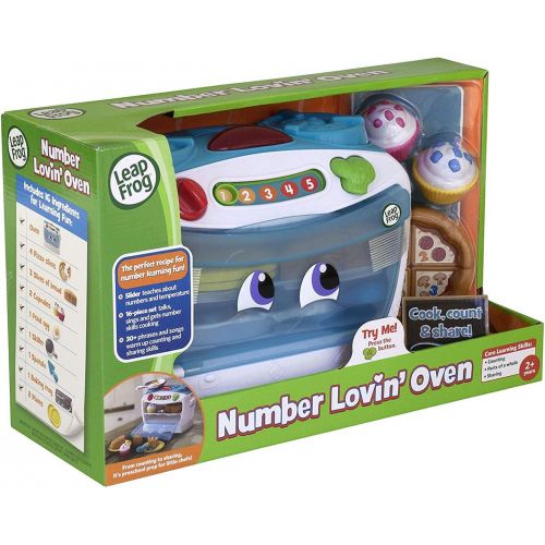  LeapFrog Number Lovin Oven, Teal, Great Gift For Kids, Toddlers, Toy for Boys and Girls, Ages 2, 3, 4, 5