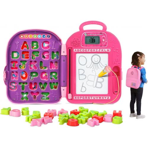  LeapFrog Mr. Pencils ABC Backpack, Pink