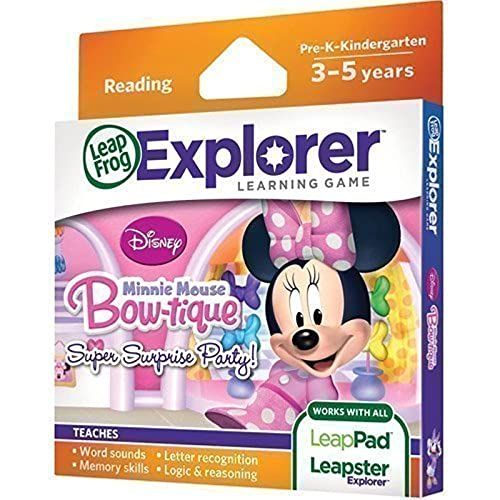  LeapFrog Explorer Disney Minnies Bow tique Supe