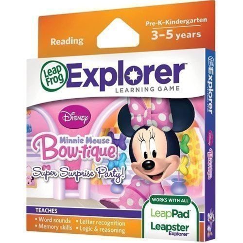  LeapFrog Explorer Disney Minnies Bow tique Supe