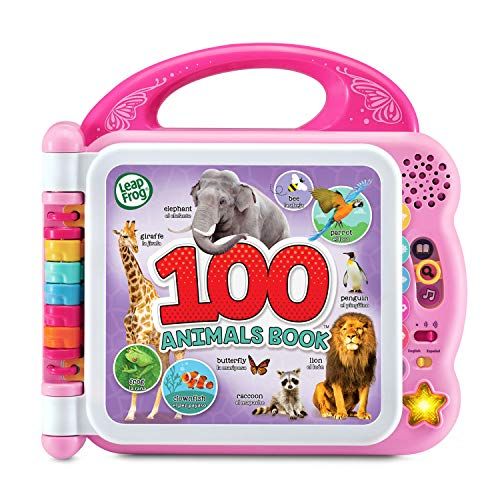  [아마존베스트]LeapFrog 100 Animals Book (Frustration Free Packaging), Pink