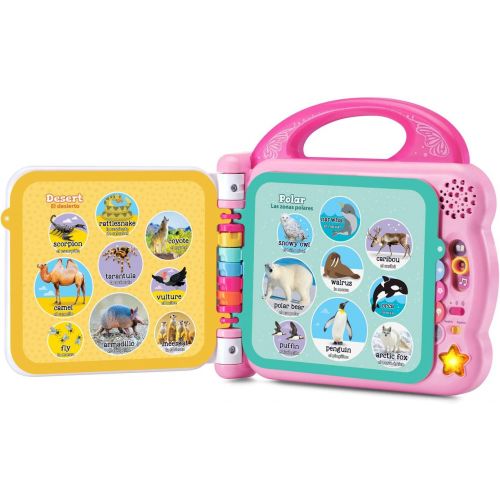  [아마존베스트]LeapFrog 100 Animals Book (Frustration Free Packaging), Pink