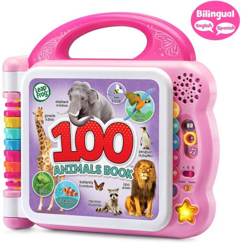  [아마존베스트]LeapFrog 100 Animals Book (Frustration Free Packaging), Pink