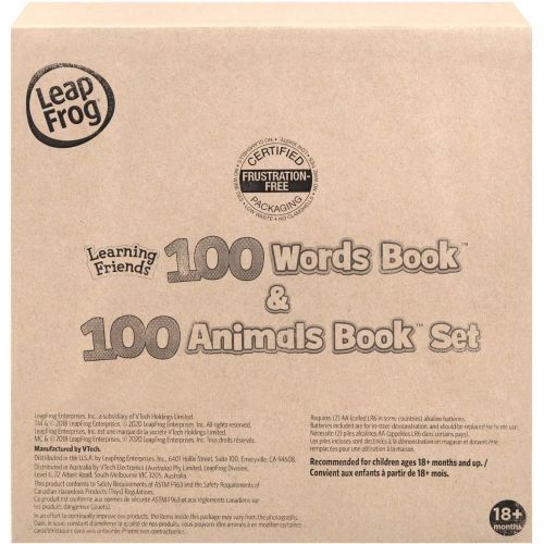  [아마존베스트]LeapFrog 100 Words and 100 Animals Book Set (Frustration Free Packaging)