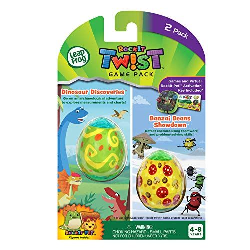  [아마존베스트]LeapFrog RockIt Twist Dual Game Pack: Dinosaur Discoveries and Banzai Beans Showdown