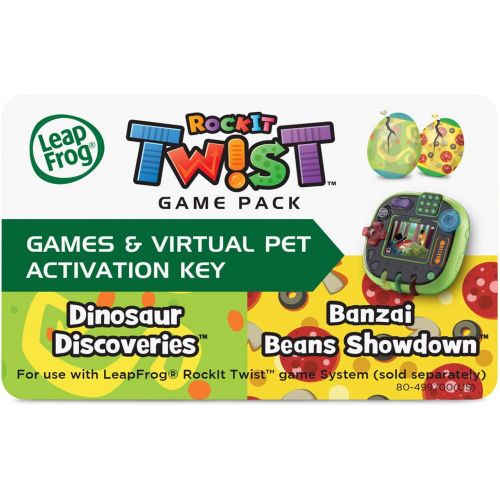  [아마존베스트]LeapFrog RockIt Twist Dual Game Pack: Dinosaur Discoveries and Banzai Beans Showdown