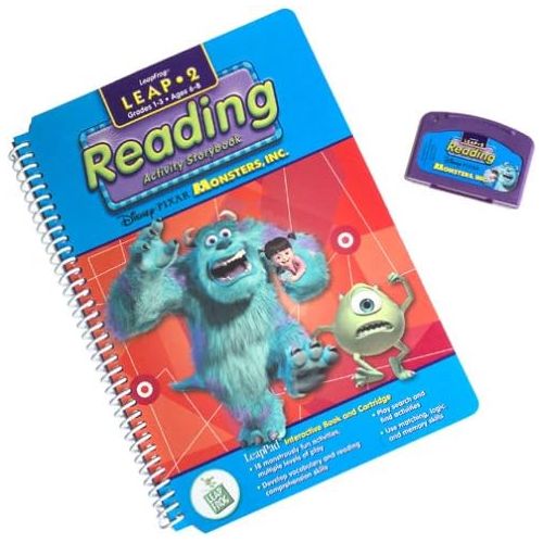  [아마존베스트]LeapFrog LeapPad: Leap 2 Reading - Disney / Pixar Monsters Inc. Interactive Book and Cartridge