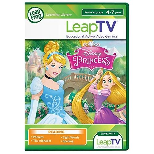  LeapFrog LeapTV: Disney Princess: Cinderella and Rapunzel Educational, Active Video Game