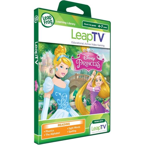  LeapFrog LeapTV: Disney Princess: Cinderella and Rapunzel Educational, Active Video Game