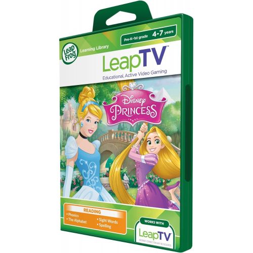  LeapFrog LeapTV: Disney Princess: Cinderella and Rapunzel Educational, Active Video Game