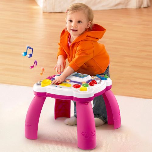  LeapFrog Learn & Groove Musical Table Activity Center Amazon Exclusive, Pink