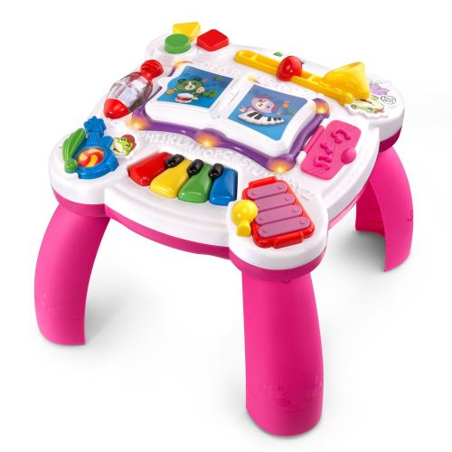  LeapFrog Learn & Groove Musical Table Activity Center Amazon Exclusive, Pink