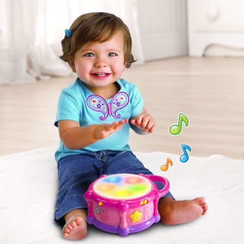  LeapFrog Learn & Groove Color Play Drum Bilingual, Pink (Amazon Exclusive)