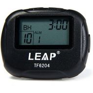 LeapTimer Stoppuhr Fitnessstudio Training Fitness + Timer Wiederholungen Zyklen [099] mit 2programmierbare Intervalle [99: 9900: 01] Buzzer + Vibrationsalarm Clip Guertel