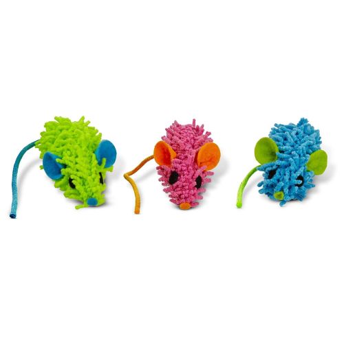 Leaps & Bounds Moppy Mouse Cat Toy in Assorted Styles