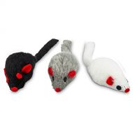 Leaps & Bounds Fuzzy Mice Cat Toys with Catnip