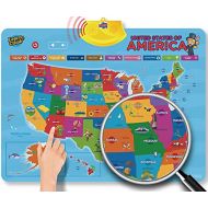 Learn & Climb United States Interactive Map for Kids Over 700 Facts