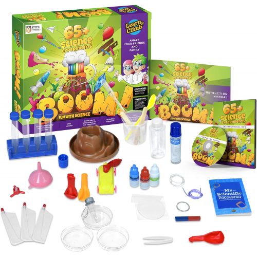  [아마존베스트]Learn & Climb Kids Science Kit - Over 60 Experiments, Fun with Science!