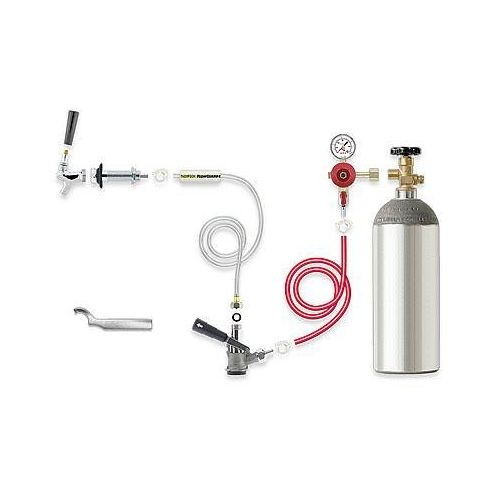  [아마존베스트]Learn To Brew Kegerator Conversion Kit with CO2 Tank (Convert a Refrigerator to a Kegerator)