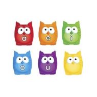 Learning Resources Magnetic Vowel Owls, Grades PreK and above, Set of 6
