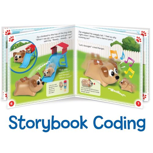  Learning Resources Coding Critters - Ranger & Zip, Interactive Coding Toy, 22Piece Set, Ages 4+