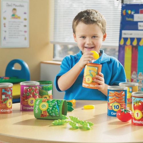  Learning Resources, LRNLER6800, 1-10 Counting Cans Set, 67  Set