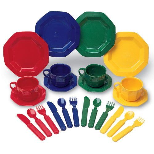  Learning Resources Pretend and Play Dishes, Cups And Saucers