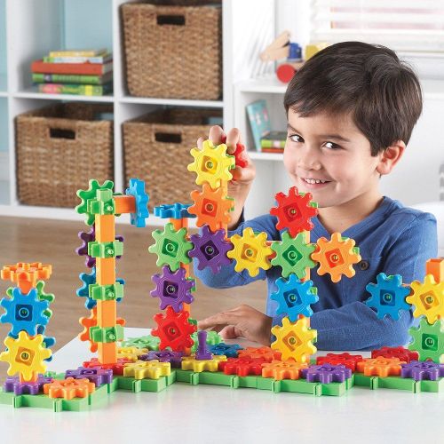  Learning Resources Gears! 100 Piece Deluxe Building Set, Construction Toy, Ages 3+