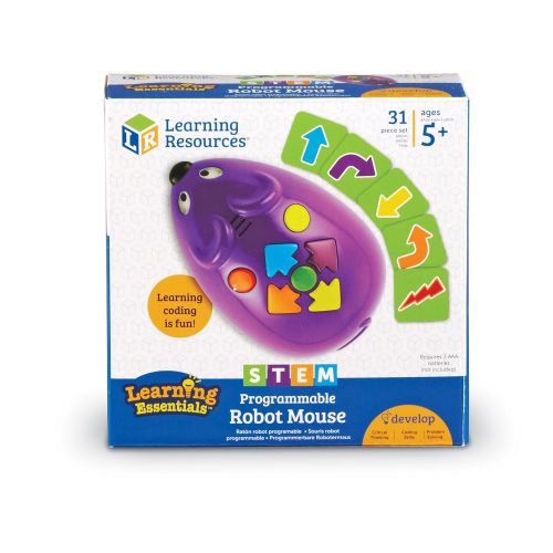  Learning Resources Code & Go Robot Mouse Classroom Set, STEM Coding Classroom Set