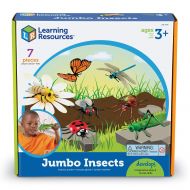 Learning Resources Jumbo Insects I Fly, Ant, Bee, Ladybug, Grasshopper, Butterfly, Dragonfly, 7 Insects