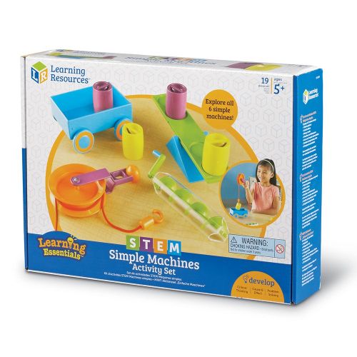  Learning Resources Stem Simple Machines Activity Set, 19 Pieces
