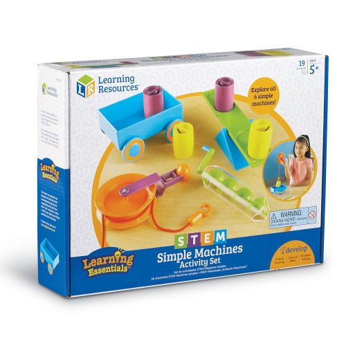  Learning Resources Stem Simple Machines Activity Set, 19 Pieces