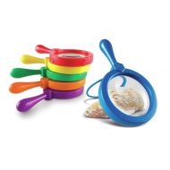 Learning Resources Jumbo Magnifiers, Exploration Play, Set of 6 Magnifiers, Ages 3+