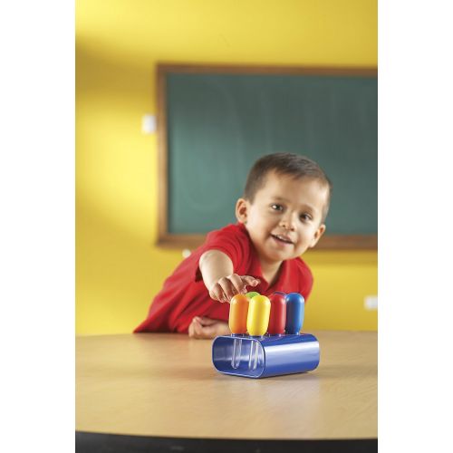  Learning Resources LER2779 Jumbo Eyedroppers, Set of 6 with Stand