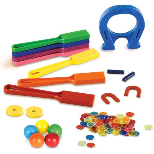  Learning Resources Super Magnet Lab Kit, STEM Toy, Critical Thinking, 119 Pieces, Ages 5+