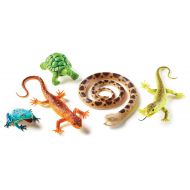 Learning Resources Jumbo Reptiles & Amphibians I Tortoise, Gecko, Snake, Iguana, and Tree Frog, 5 Animals