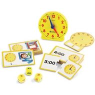 [아마존베스트]Learning Resources Time Activity Set, Analog Clock, Tactile Learning, 41 Pieces, Ages 5+