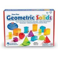 [아마존베스트]Learning Resources View-Thru Geometric Solids, 14 Pieces