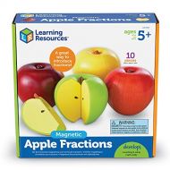 Learning Resources Bring Fractions to Life with These sectioned Apple Magnets