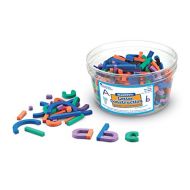 Learning Resources Magnetic Letter and Number Construction Set, Soft Foam Magnetic Shapes, Uppercase and Lowercase Letters, Teaching Aids, 262 Pieces, Grades Prek+, Ages 4+