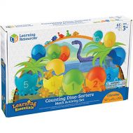 Learning Resources Counting Dino-Sorters Math Activity Set, Dinosaur Sorting Toy, Easter Basket Toy, 65 Pieces, Ages 3+