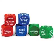 Learning Resources Reading Comprehension Cubes, 6 Colored Foam Cubes, Ages 6+, Multi-color