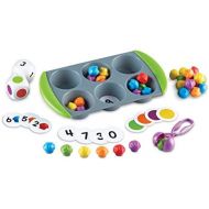 Learning Resources Mini Muffin Match Up Counting Toy Set, Homeschool, Fine Motor, 76 Pieces, Ages 3+